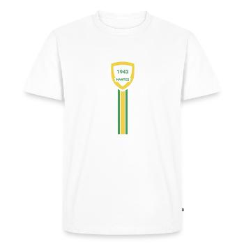 Nantes football club - T-shirt Premium bio Homme - blanc - Devant - Nico (187cm)