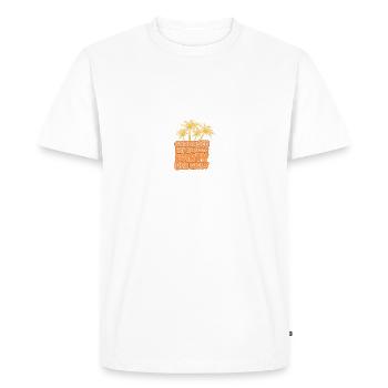 Holidays Lake Garda - Men's Premium Organic T-Shirt - white - Front - Nico (187cm)