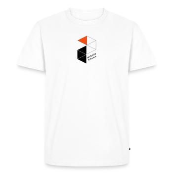 Nobody Knows - Männer Premium Bio T-Shirt - Weiß - Vorne - Nico (187cm)