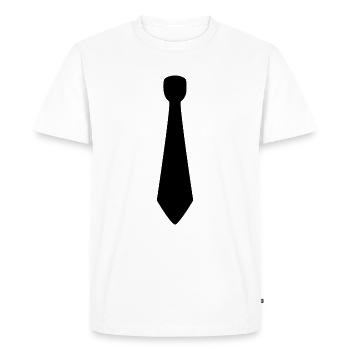 Enterrement de vie de garçon Enterrement de vie de garçon - T-shirt Premium bio Homme - blanc - Devant - Nico (187cm)