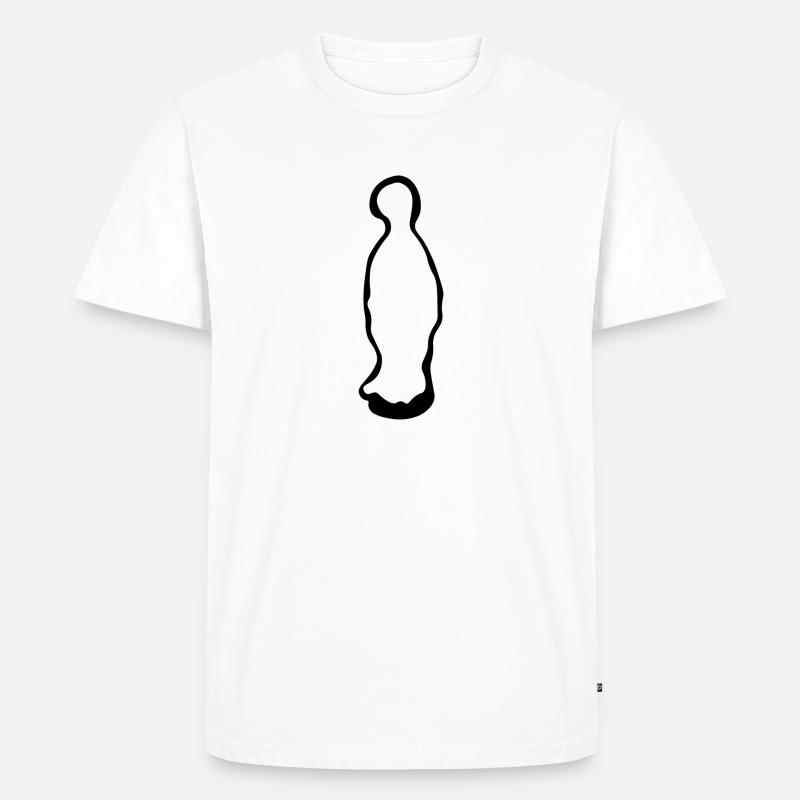 None and All - Männer Premium Bio T-Shirt - Weiß