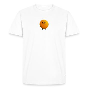 Orange - T-shirt Premium bio Homme - blanc - Devant - Nico (187cm)