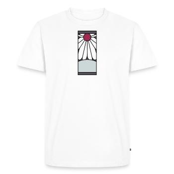 Hanafuda - T-shirt Premium bio Homme - blanc - Devant - Nico (187cm)