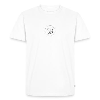 Idée cadeau Desert Monument Valley Cactus - T-shirt Premium bio Homme - blanc - Devant - Nico (187cm)