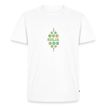 Kolya - T-shirt Premium bio Homme - blanc - Devant - Nico (187cm)