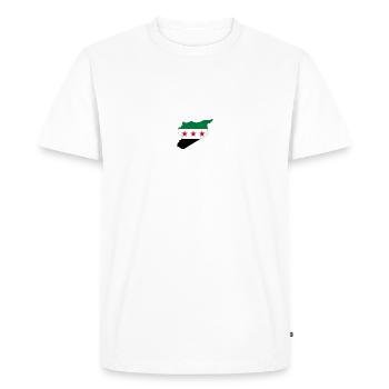 Syrie 2024 - T-shirt Premium bio Homme - blanc - Devant - Nico (187cm)