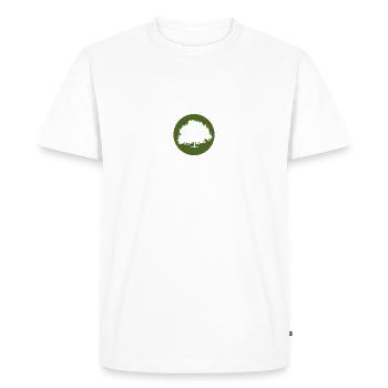 arbre - T-shirt Premium bio Homme - blanc - Devant - Nico (187cm)