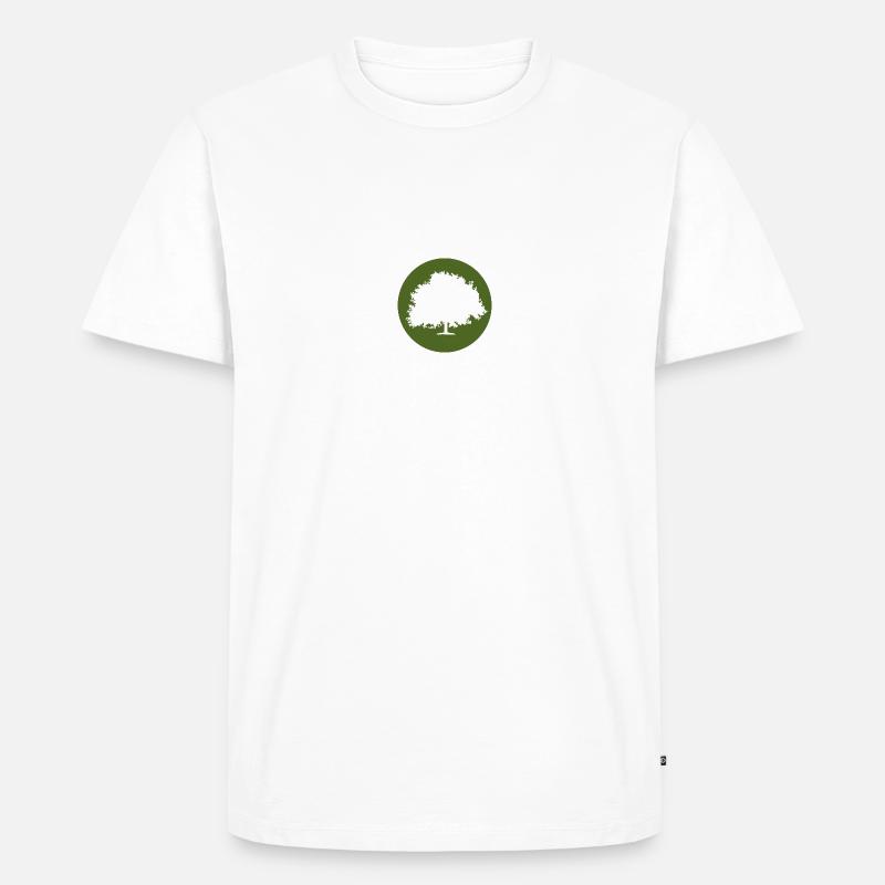 Baum - Männer Premium Bio T-Shirt - Weiß