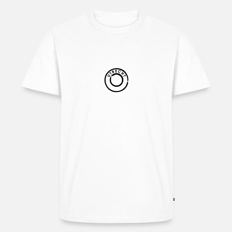 Utrecht - Männer Premium Bio T-Shirt - Weiß