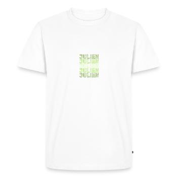 Julien - T-shirt Premium bio Homme - blanc - Devant - Nico (187cm)