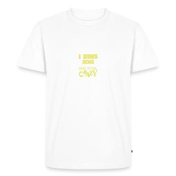 Denis - T-shirt Premium bio Homme - blanc - Devant - Nico (187cm)