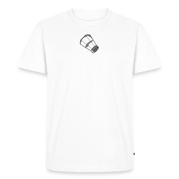 Conception de sel tombant - T-shirt Premium bio Homme - blanc - Devant - Nico (187cm)