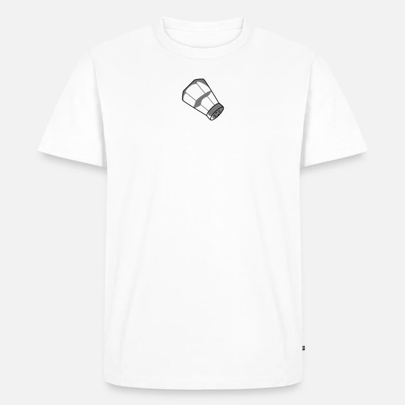 Conception de sel tombant - T-shirt Premium bio Homme - blanc