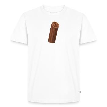 Connectez-vous debout journaux - T-shirt Premium bio Homme - blanc - Devant - Nico (187cm)