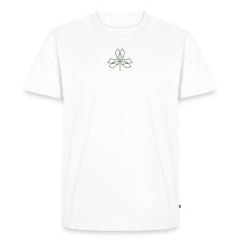 Cloverleaf - T-shirt Premium bio Homme - blanc - Devant - Nico (187cm)