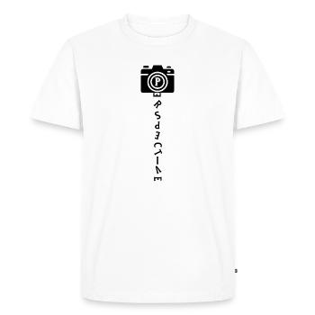 PERSPECTIVE Photographe - T-shirt Premium bio Homme - blanc - Devant - Nico (187cm)