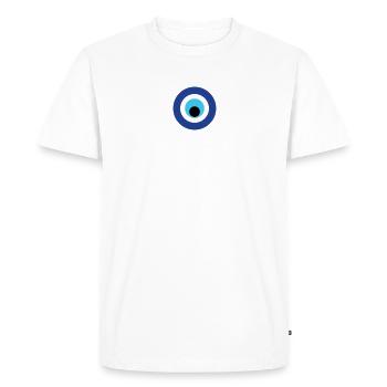 Blaues Auge Vektor - Männer Premium Bio T-Shirt - Weiß - Vorne - Nico (187cm)