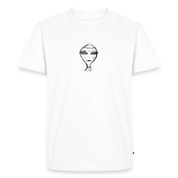 She - Men's Premium Organic T-Shirt - white - Front - Nico (187cm)
