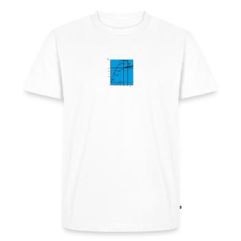 Planeur Vol à voile Planeur Planeur Planeur - T-shirt Premium bio Homme - blanc - Devant - Nico (187cm)