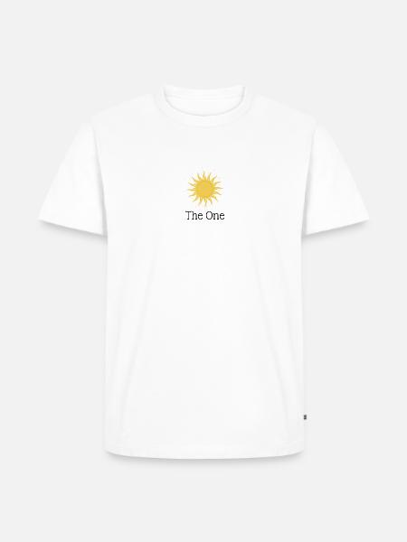 The One - Männer Premium Bio T-Shirt - Weiß