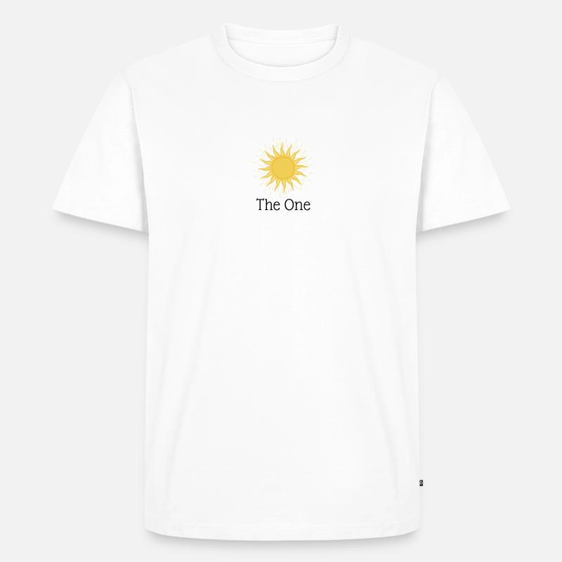The One - Männer Premium Bio T-Shirt - Weiß