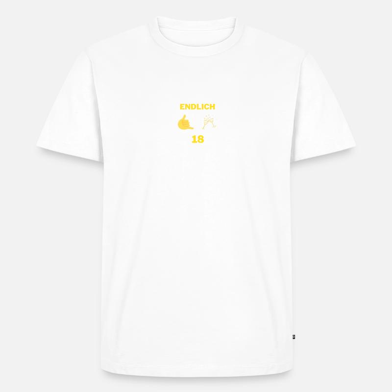 Endlich 18 - Männer Premium Bio T-Shirt - undefined