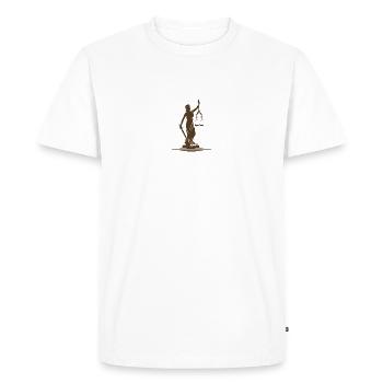 Justice - T-shirt Premium bio Homme - blanc - Devant - Nico (187cm)