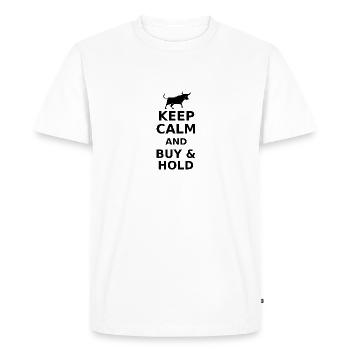 ACHETER &CONSERVER - T-shirt Premium bio Homme - blanc - Devant - Nico (187cm)