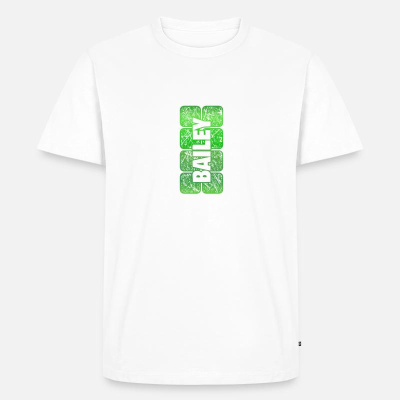 Mädchen Mädchenname Vorname Bailey - Männer Premium Bio T-Shirt - undefined