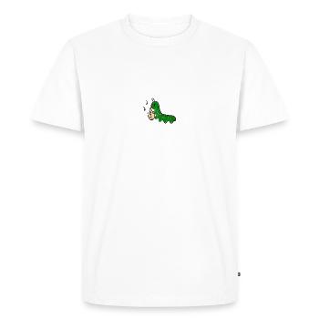 Musique Chenille - T-shirt Premium bio Homme - blanc - Devant - Nico (187cm)