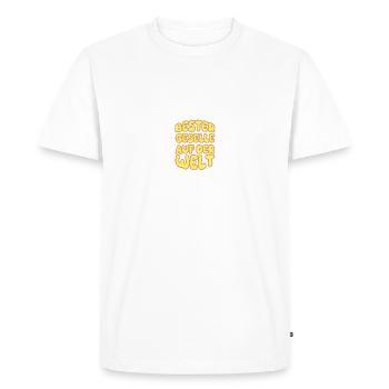 Cadeau pour compagnon - T-shirt Premium bio Homme - blanc - Devant - Nico (187cm)