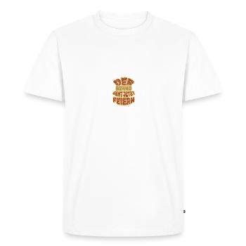 Benno dans le rôle de Benno - T-shirt Premium bio Homme - blanc - Devant - Nico (187cm)