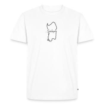 Sardaigne - T-shirt Premium bio Homme - blanc - Devant - Nico (187cm)