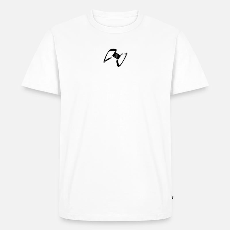 Expressset EXE Klettern 2 - Männer Premium Bio T-Shirt - Weiß