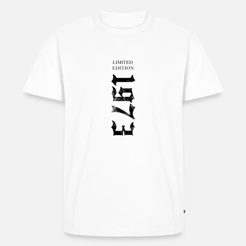 1973 - Männer Premium Bio T-Shirt - Weiß