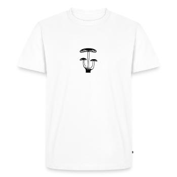 Champignon - T-shirt Premium bio Homme - blanc - Devant - Nico (187cm)
