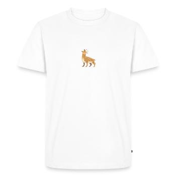 Saber-toothed tiger design - Men's Premium Organic T-Shirt - white - Front - Nico (187cm)