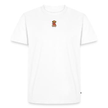 Pixel MiniBear Switzerland - T-shirt Premium bio Homme - blanc - Devant - Nico (187cm)