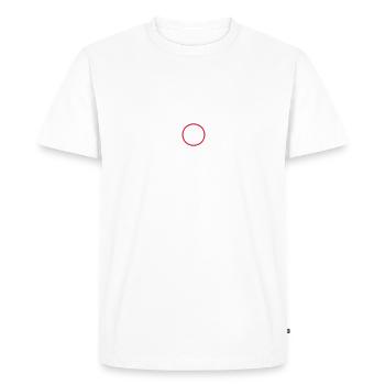 Maltese Cross with gekreutzen axes and helmet - Men's Premium Organic T-Shirt - white - Front - Nico (187cm)