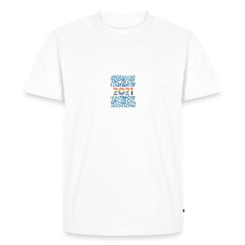 ARC 2021 - Men's Premium Organic T-Shirt - white - Front - Nico (187cm)
