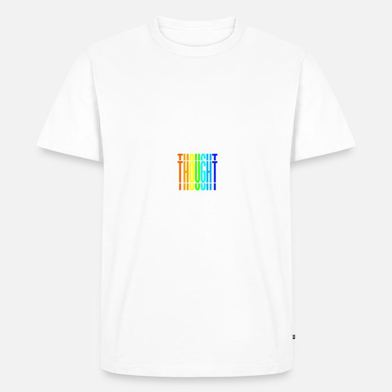 Thought - Männer Premium Bio T-Shirt - Weiß