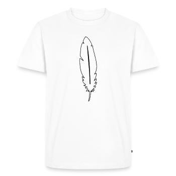 Spring lightness symbol - Men's Premium Organic T-Shirt - white - Front - Nico (187cm)