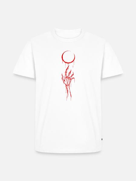 Roter Griff - Männer Premium Bio T-Shirt - Weiß
