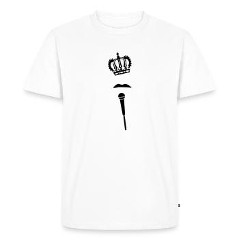 Freddie Queen pride Stolz - Männer Premium Bio T-Shirt - Weiß - Vorne - Nico (187cm)