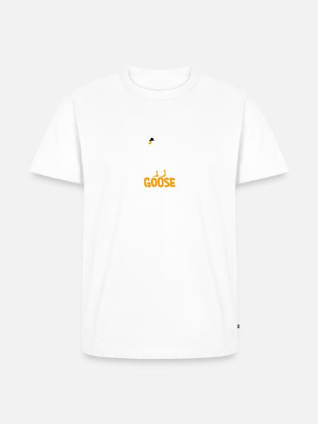 Silly Goose med en hat - Herre Premium økologisk T-shirt -