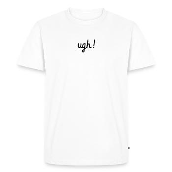 Pouah! - T-shirt Premium bio Homme - blanc - Devant - Nico (187cm)