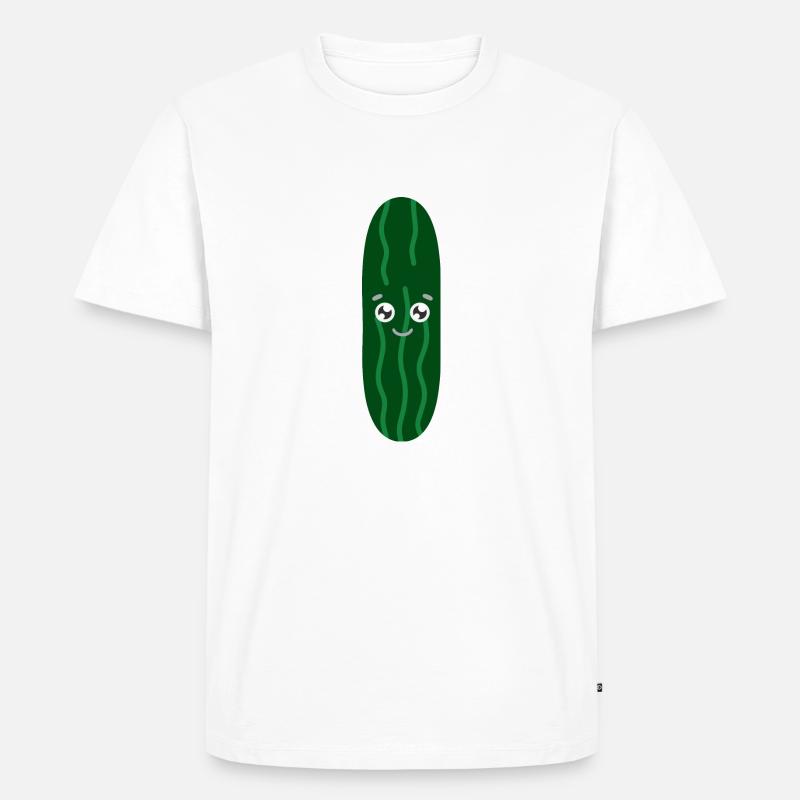 Concombre - T-shirt Premium bio Homme - blanc