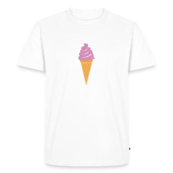 EIE - T-shirt Premium bio Homme - blanc - Devant - Nico (187cm)