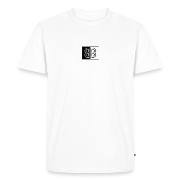 BACUBACU FREEDUM Africa black and white - T-shirt Premium bio Homme - blanc - Devant - Nico (187cm)