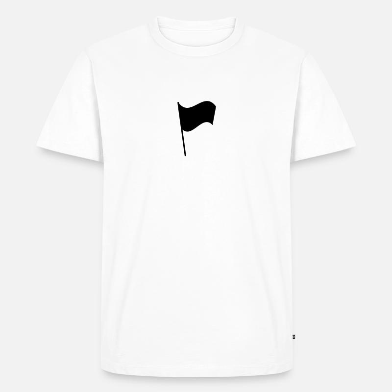 Flagge - Männer Premium Bio T-Shirt - Weiß